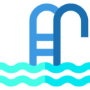 summertime,swimming pool,water,ladder